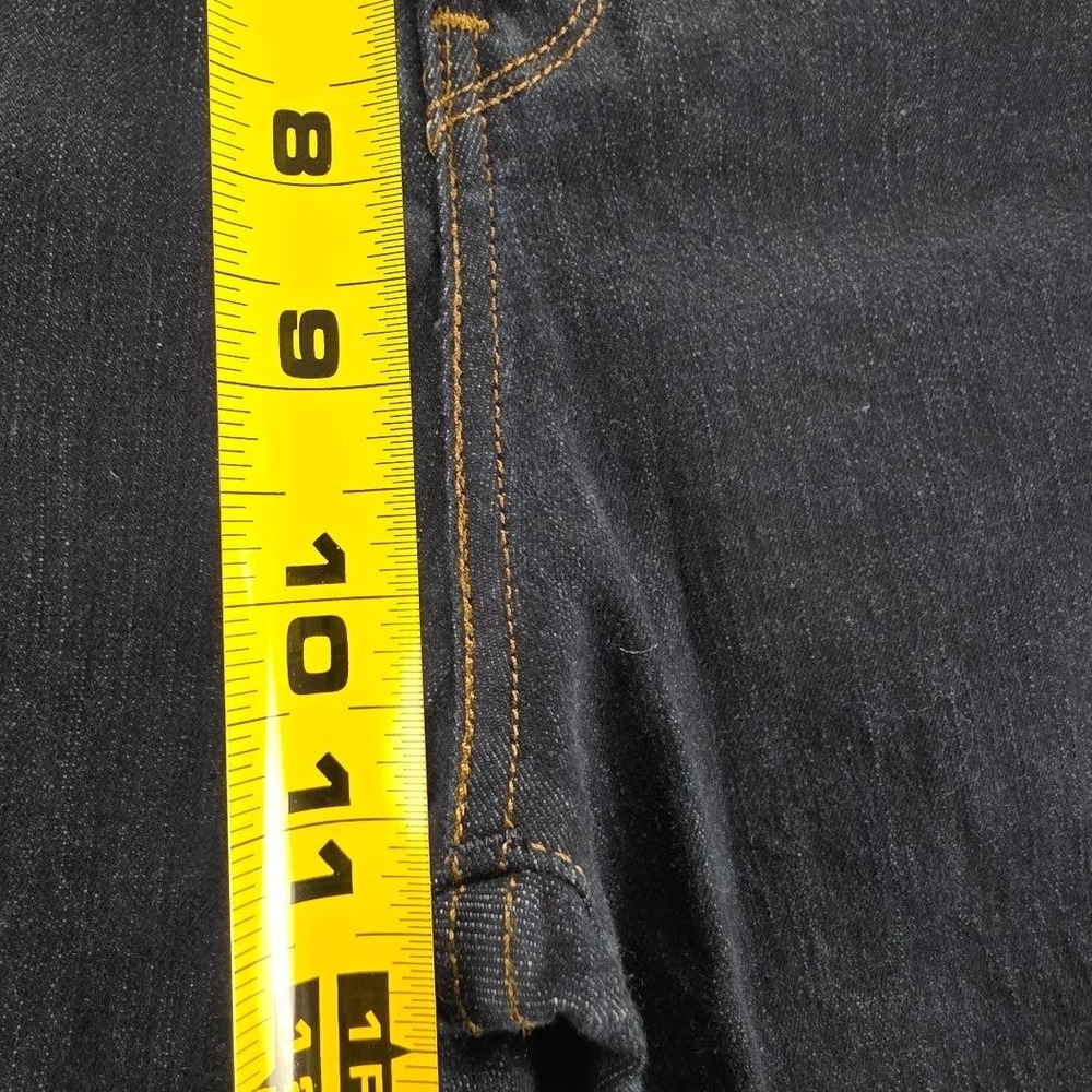 Levis 512 Perfectly Slimming Bootcut Jeans Dark Wash Indigo Womens 14M -W32 L32 - Picture 12 of 14